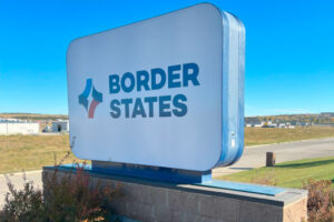 Border States Sign containing a logo